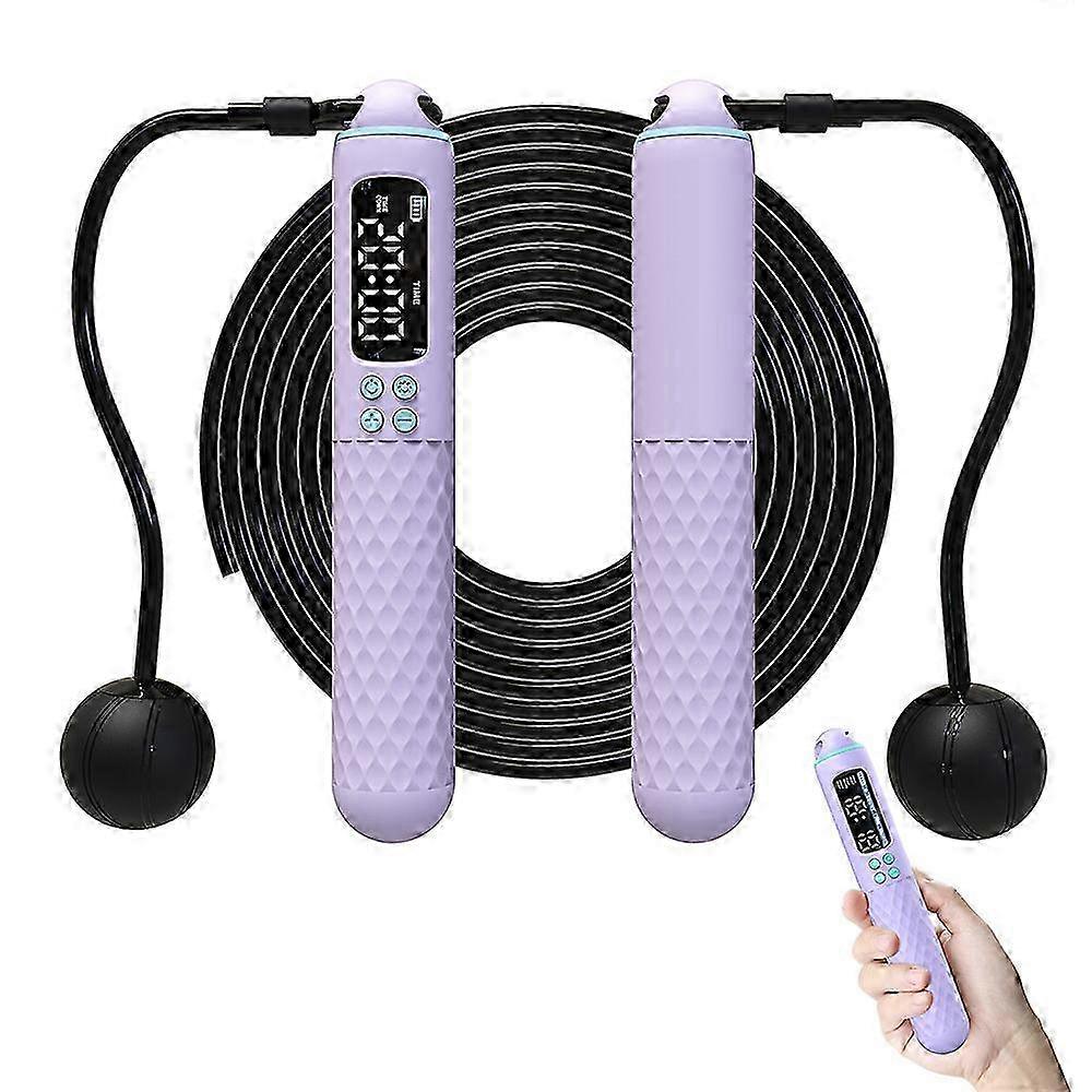 Smart Digital Jump Rope for Accurately Counts Jumps Sets Goals Monitors Progres 25-26