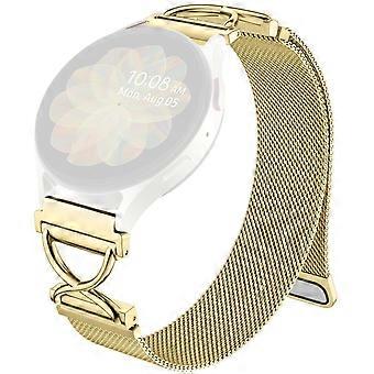 For Gabb Watch 1 Milanese Band Electroplated Stainless Steel Magnetic Watch Strap with X-Shaped Conn