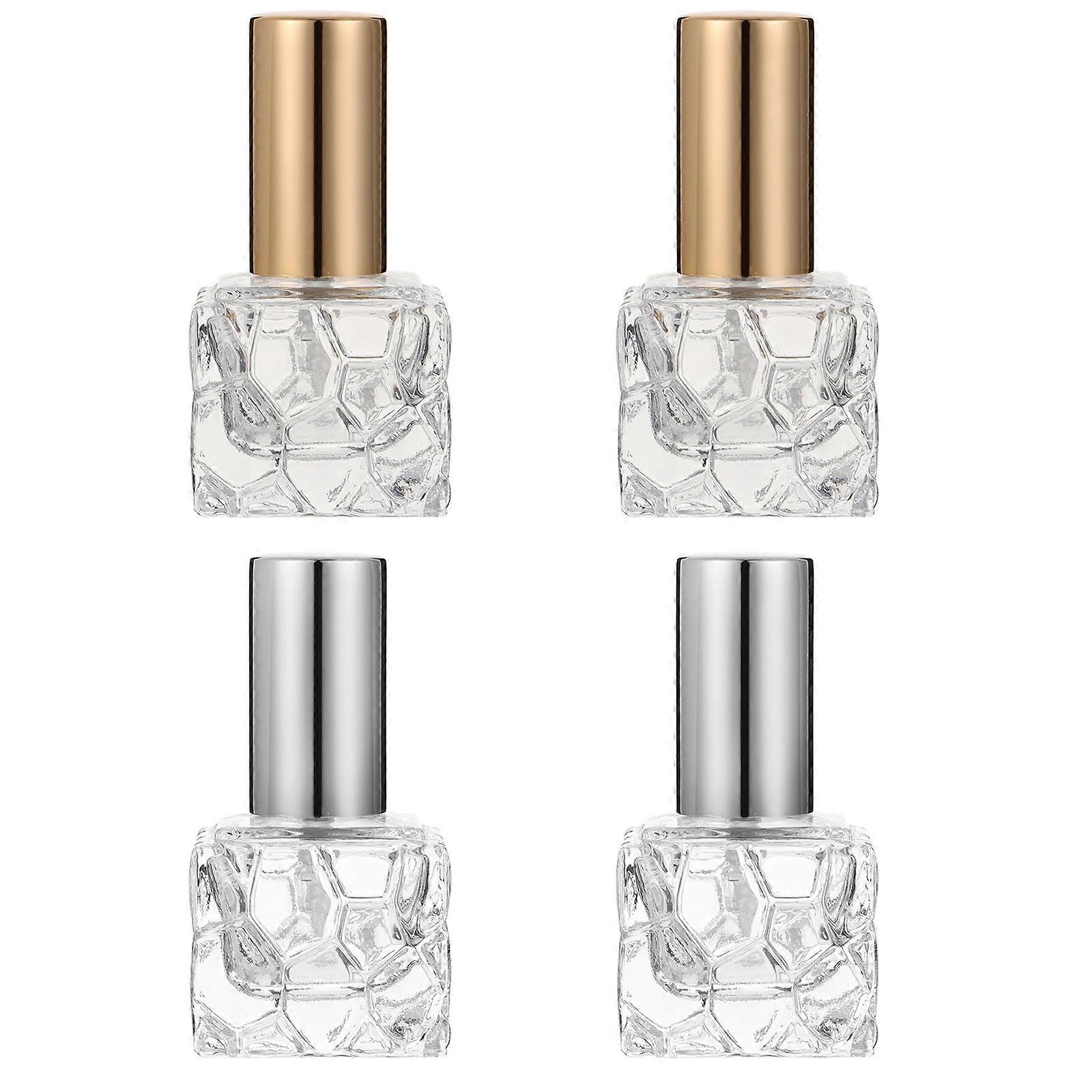 Refillable Perfume Bottle for Fine Mist Spray 4Pcs Glass Atomizers