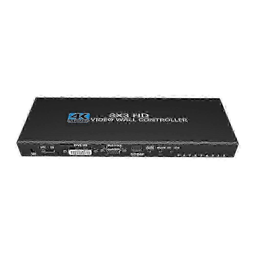 2025 4K -Compatible Video Controller 3x3 Video Wall Processor -Compatible Multi-Screen Video Processor U