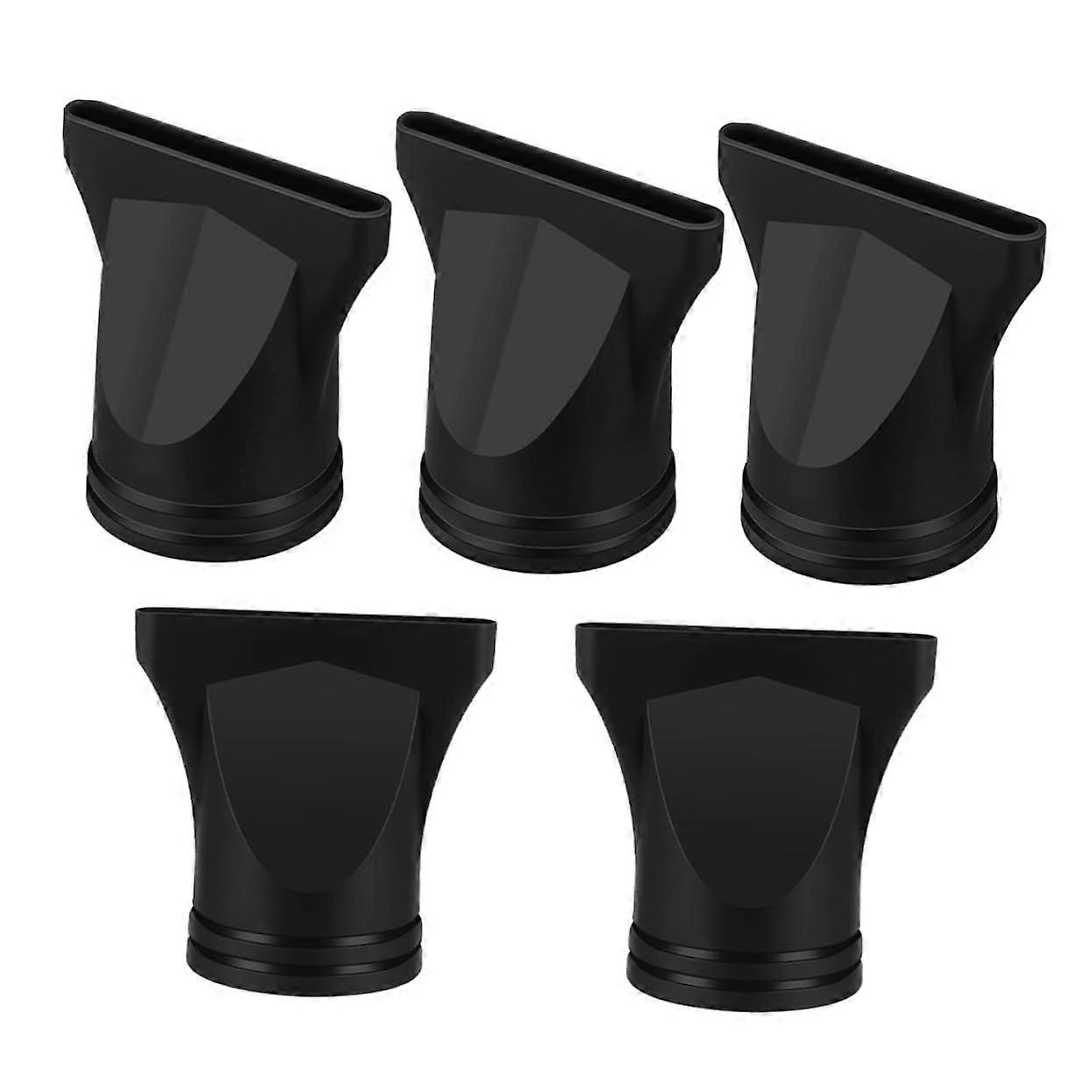 5pcs Universal Hair Dryer Diffuser and Concentrator Nozzle Set for Precise Styling