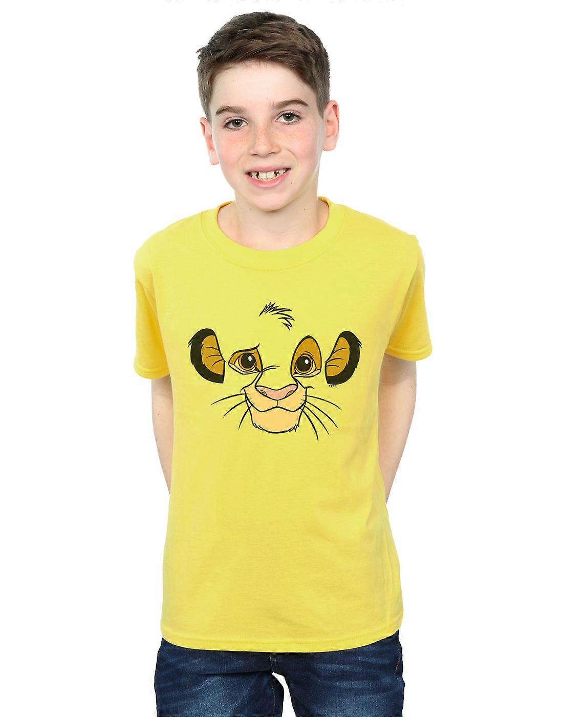 Disney Boys The Lion King Simba Face T-Shirt