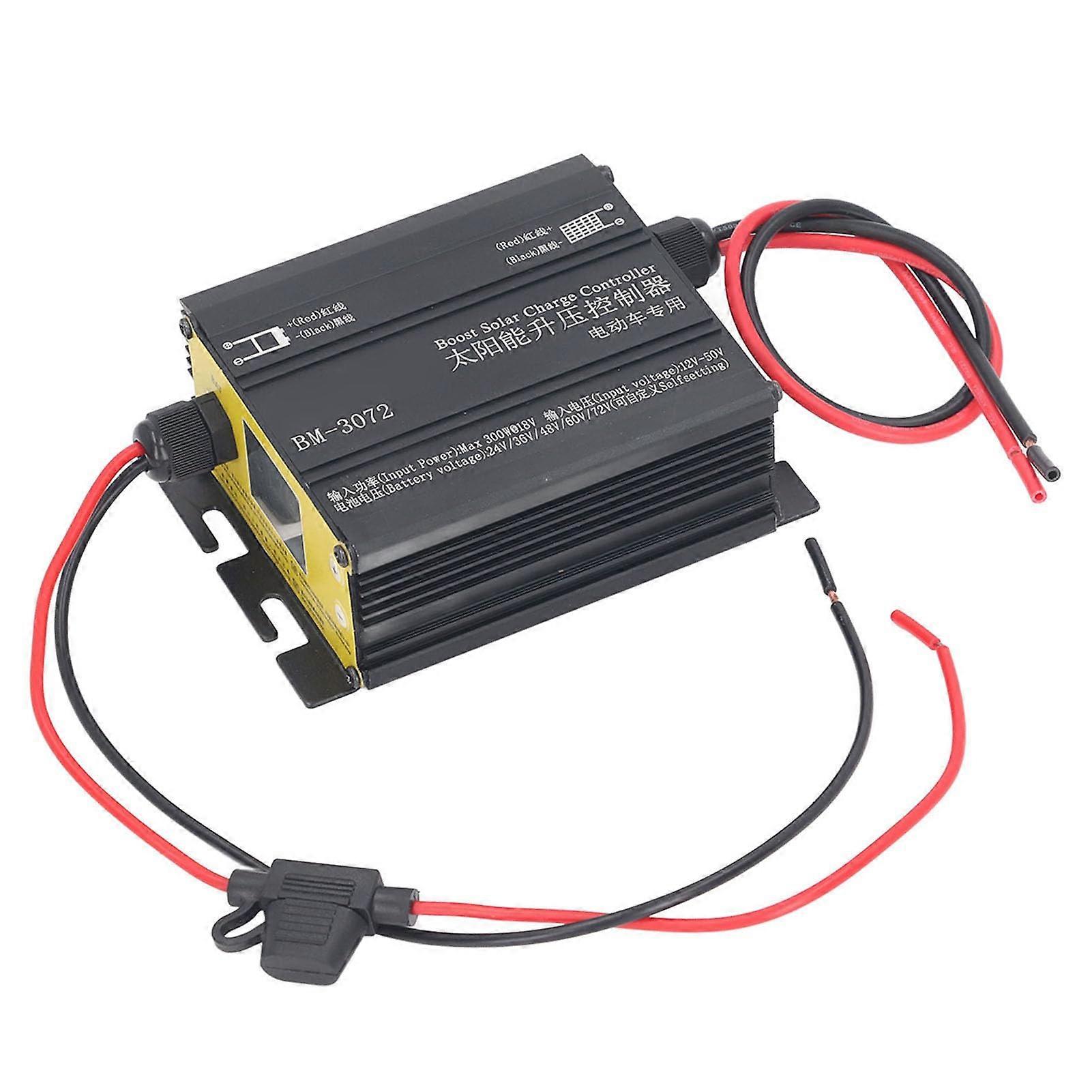 MPPT Solar Charge Controller 16A 12V50V Boost, MultiVoltage Battery Support for Carts and EVs