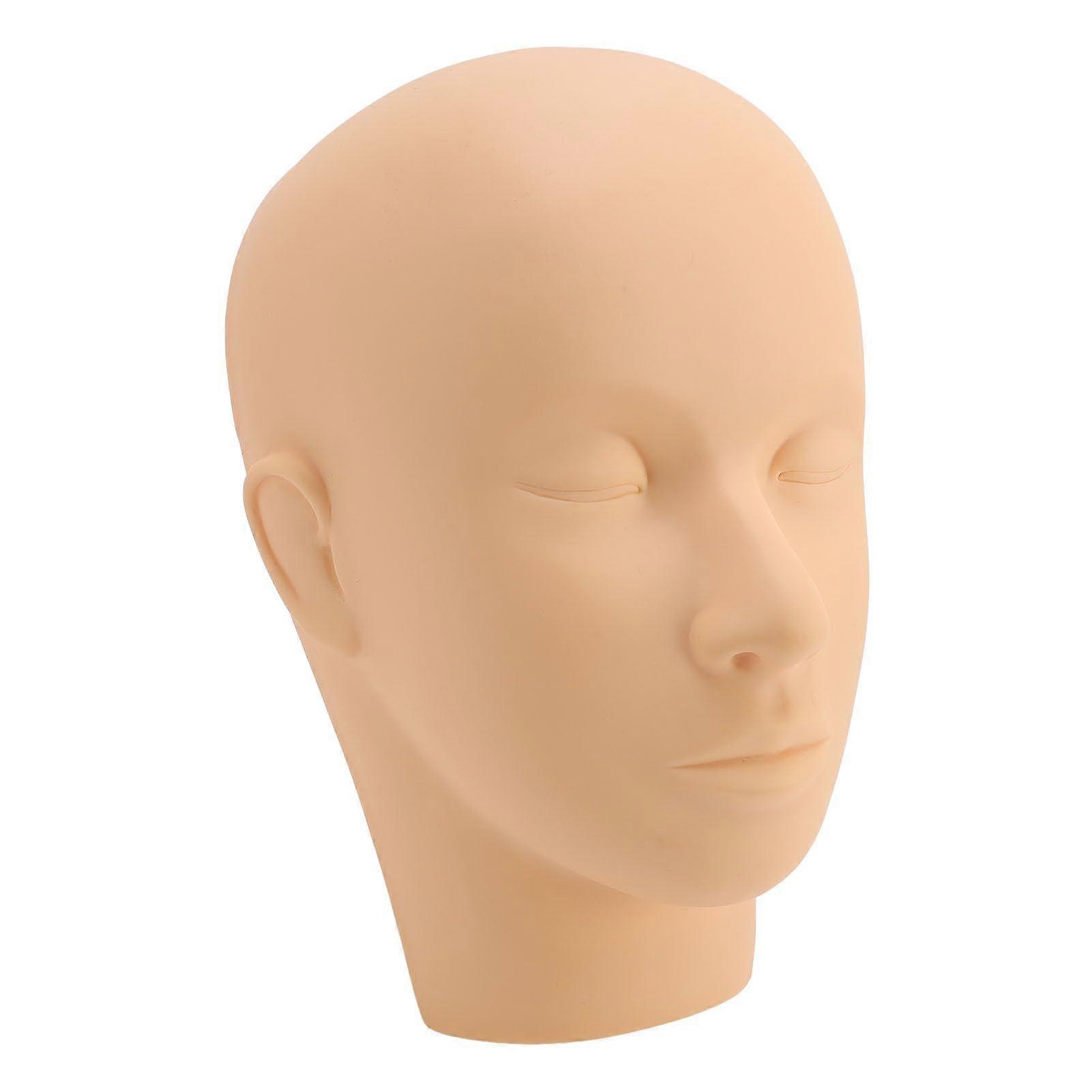 Mannequin Head with Realistic Surface, Washable Reusable for Makeup and Skincare Training