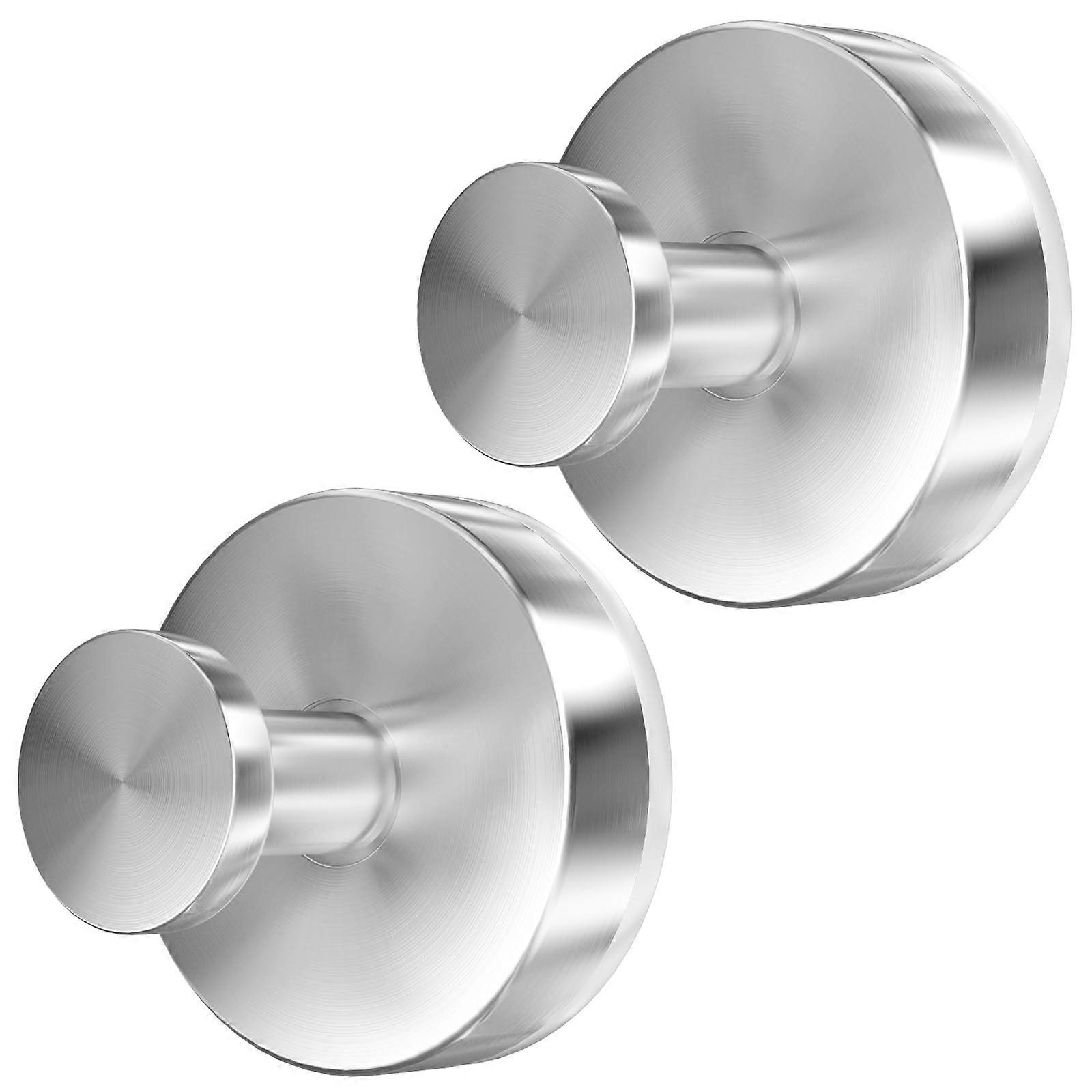 Suction Cup Shower Hooks 2 Pack NoDrill Waterproof Rustproof Towel Holders for Bathroom Wall