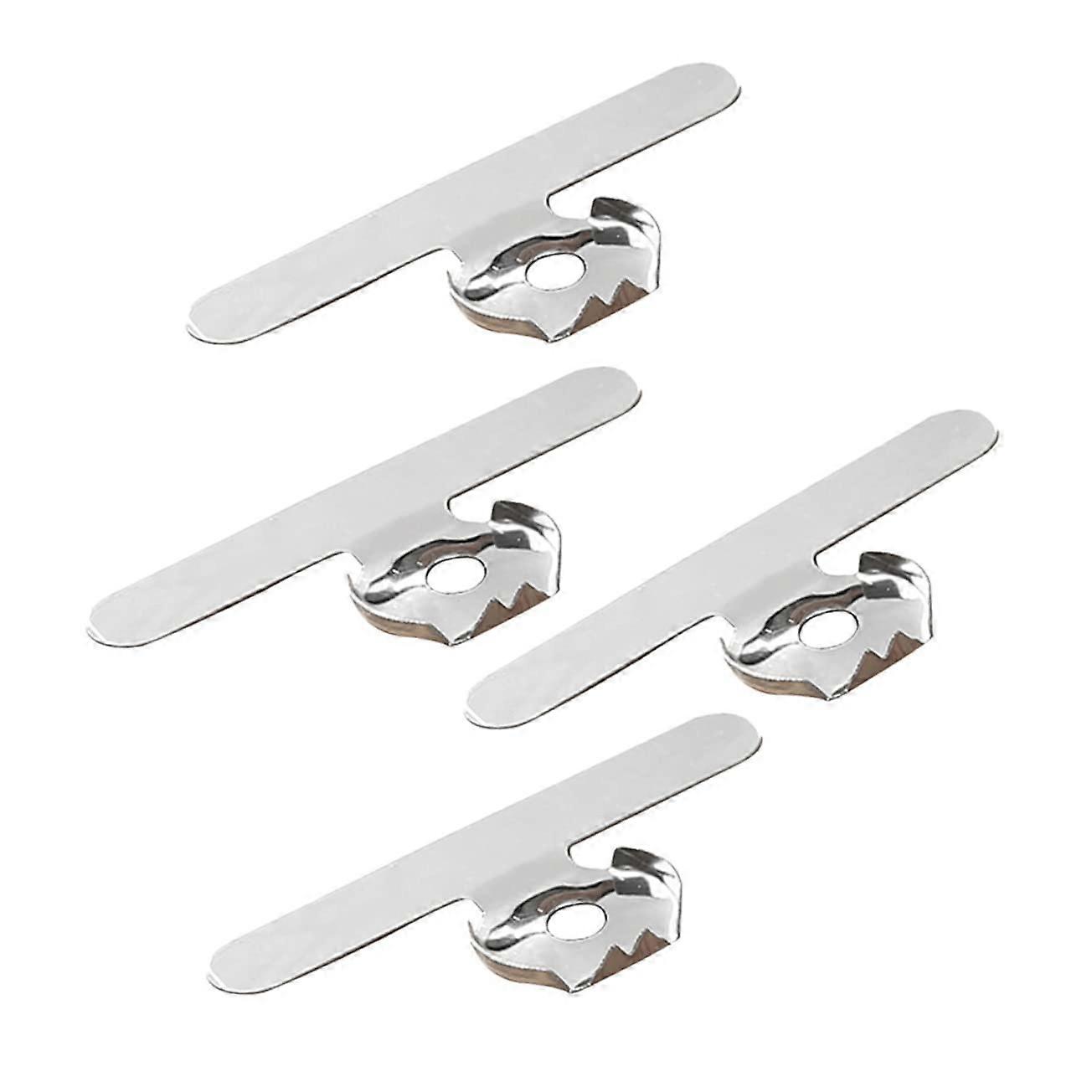 4Pcs Stainless Steel Garlic and Ginger Peeler Set, Rustproof MultiPurpose Kitchen Tool for Vegetables and Chestnuts