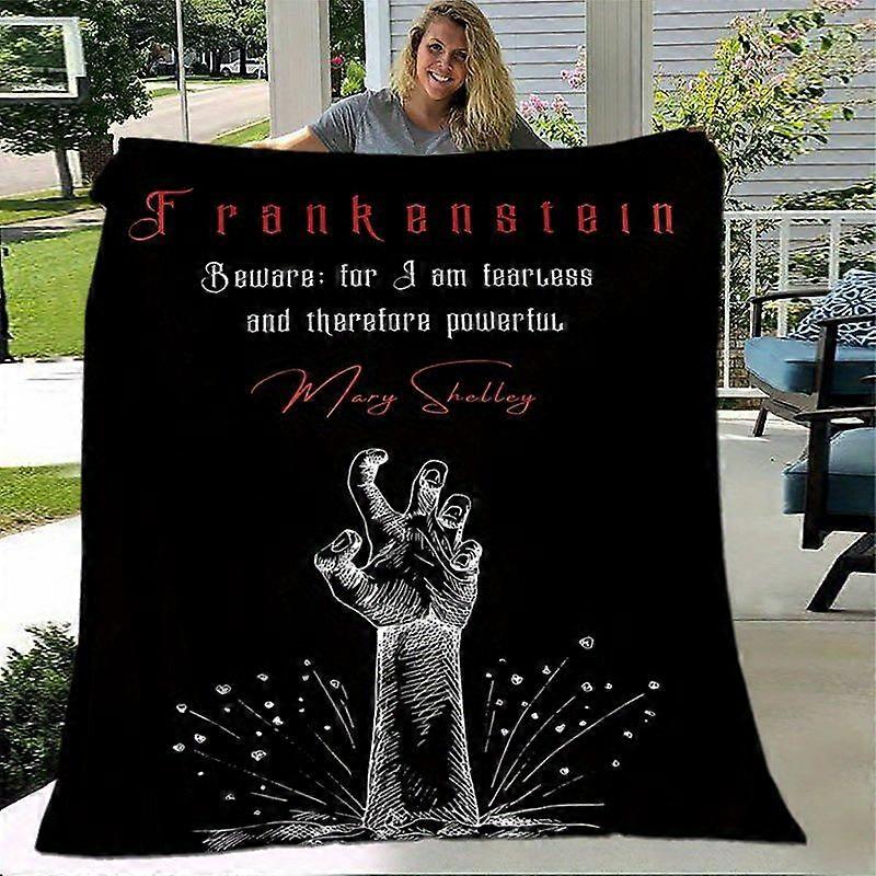 Gothic Horror Throw Blanket  Soft Flannel