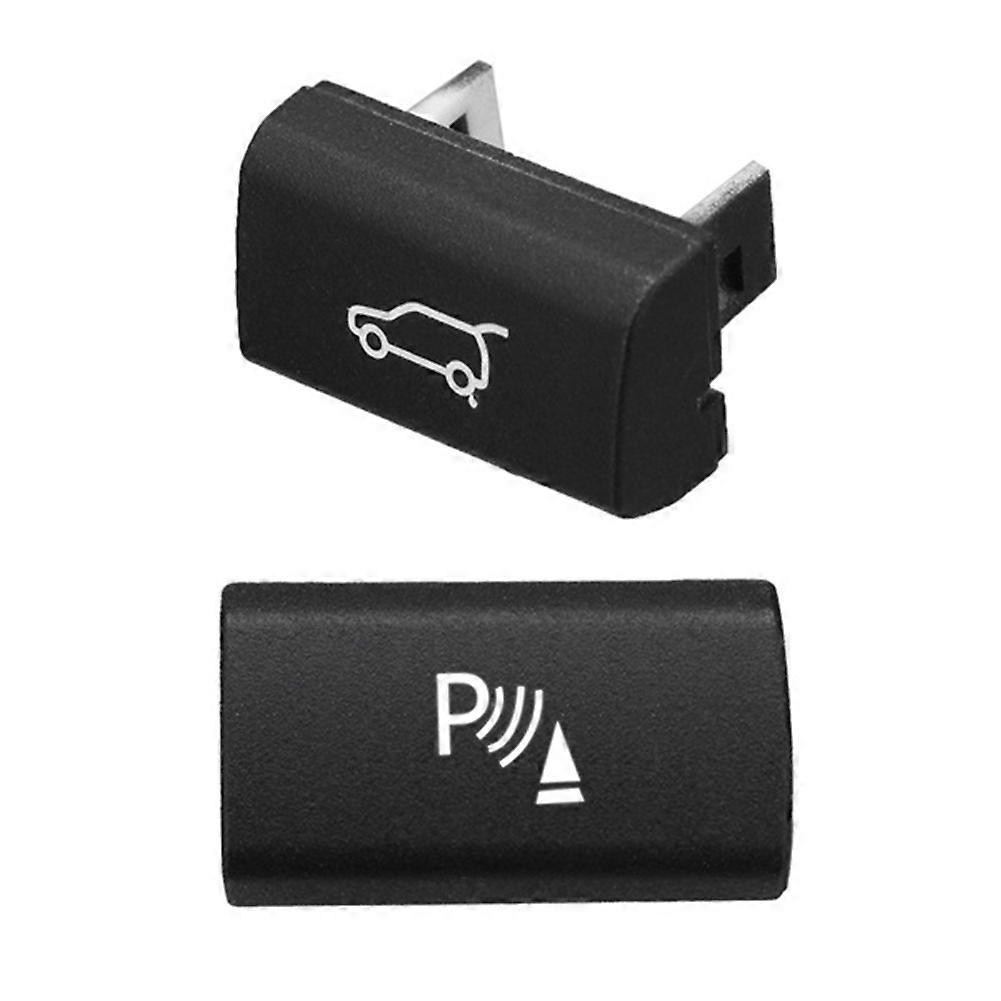 2 PCS Car Trunk Tailgate Control Button + Electric Eye Switch Button Luggage Button Radar P Button for BMW E70 E71 X5 X6