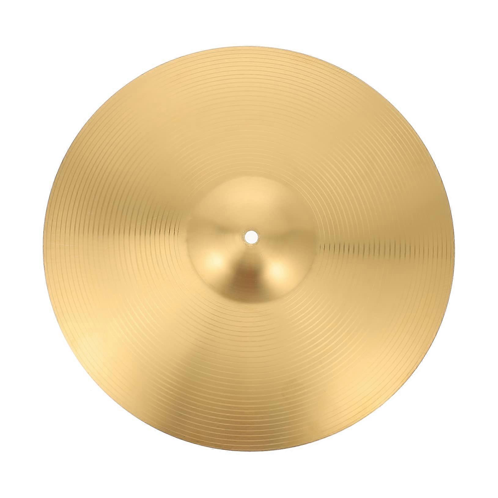 Jazz Drum Cymbal Brass with Clear Bright Sound, Small Alloy Replacement for Drum Kit