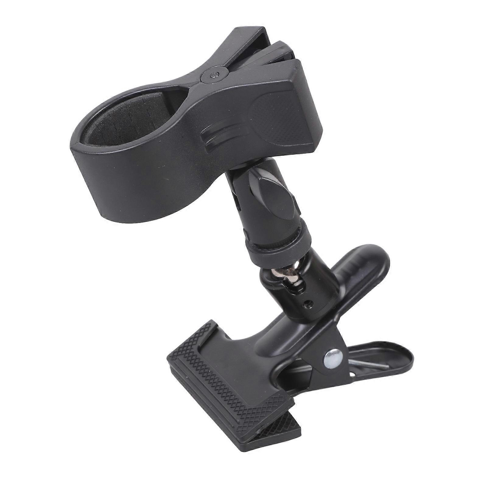 Portable 360 Degree Rotatable Adjustable Table Clamp Metal Clip Microphone Holder Secure Gripping Space Saving Multicolor