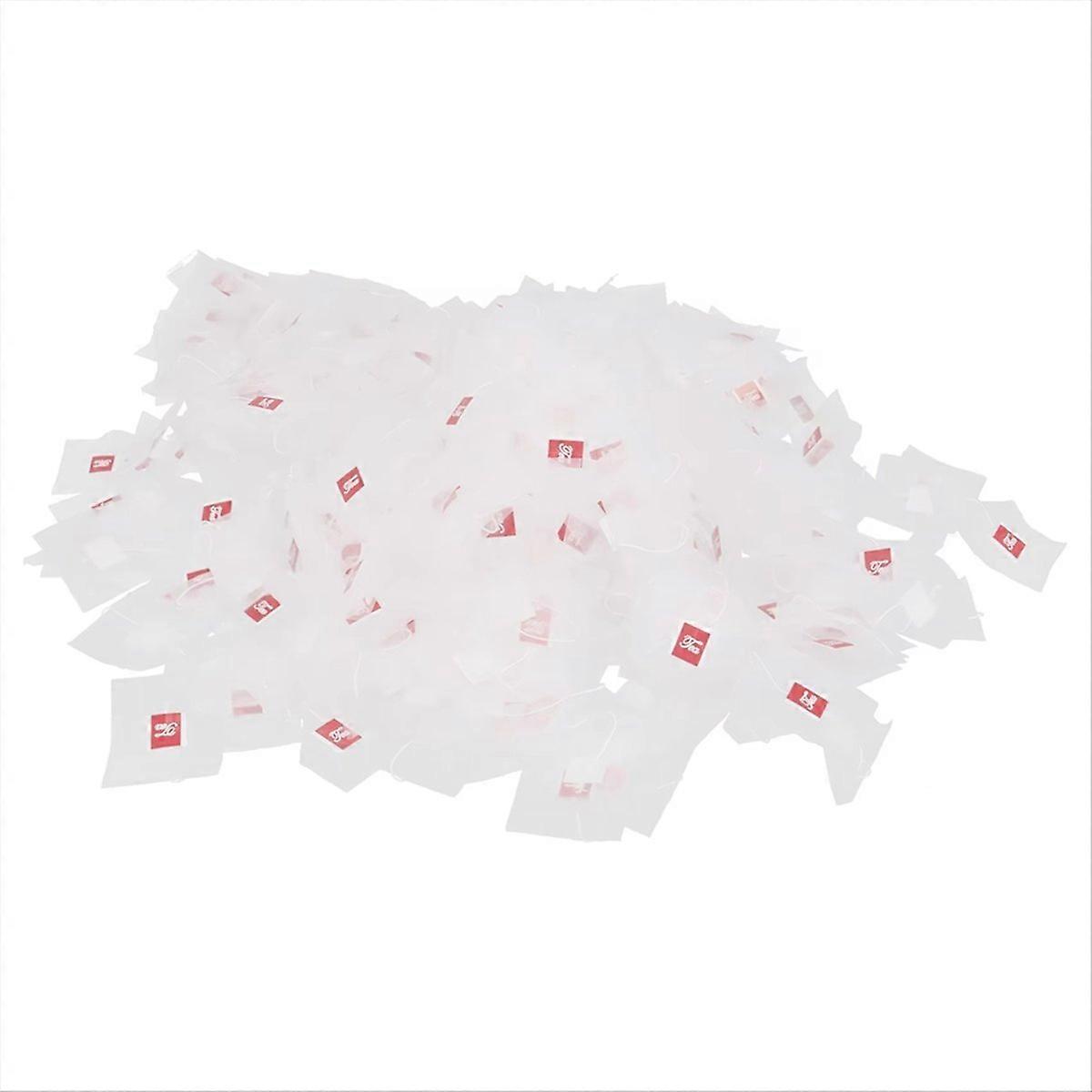 The 500Pcs 5.8 X 7cm Pyramid Tea Bag Filter Nylon Tea Bag