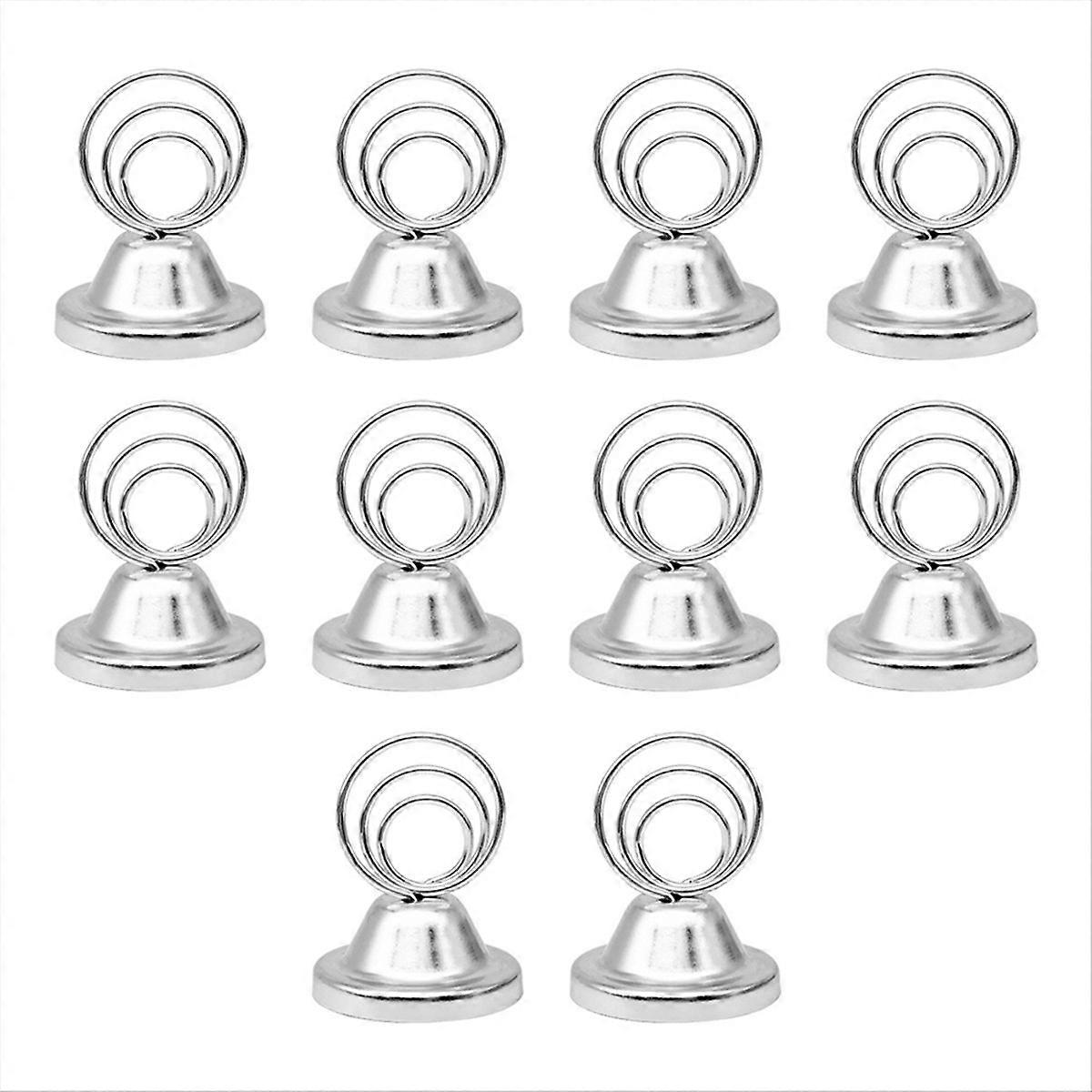 Topfdeckel-Notizhalter, Tischnummernhalter, Sitzkartenhalter (Silber)