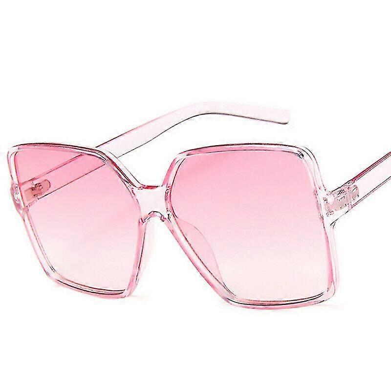 Oversized Square Flat Top Sunglasses Large Black Square Women Uv400