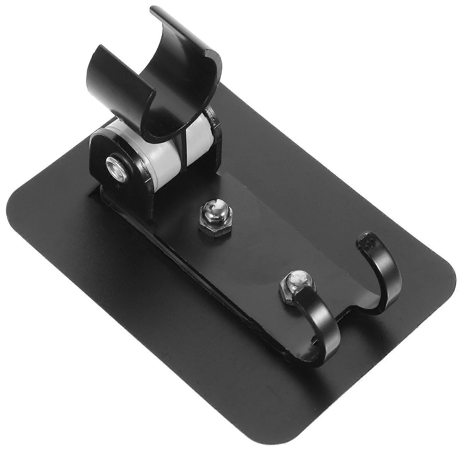 Black Adjustable Shower Head Holder for Bathroom Use 1Pcs