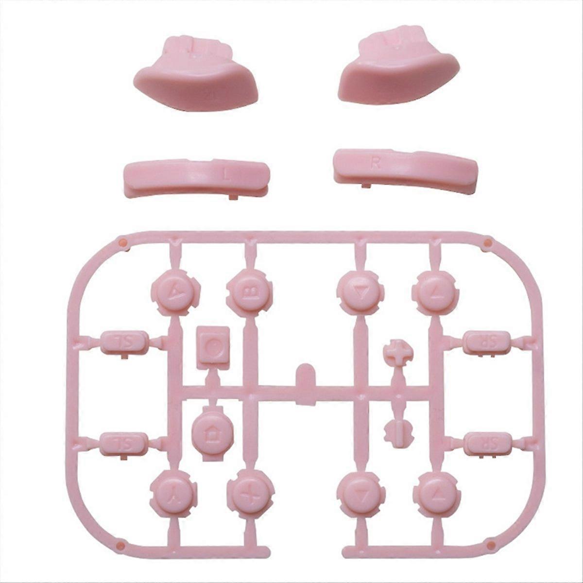 Pink Replacement Buttons for JoyCon Model Full Set
