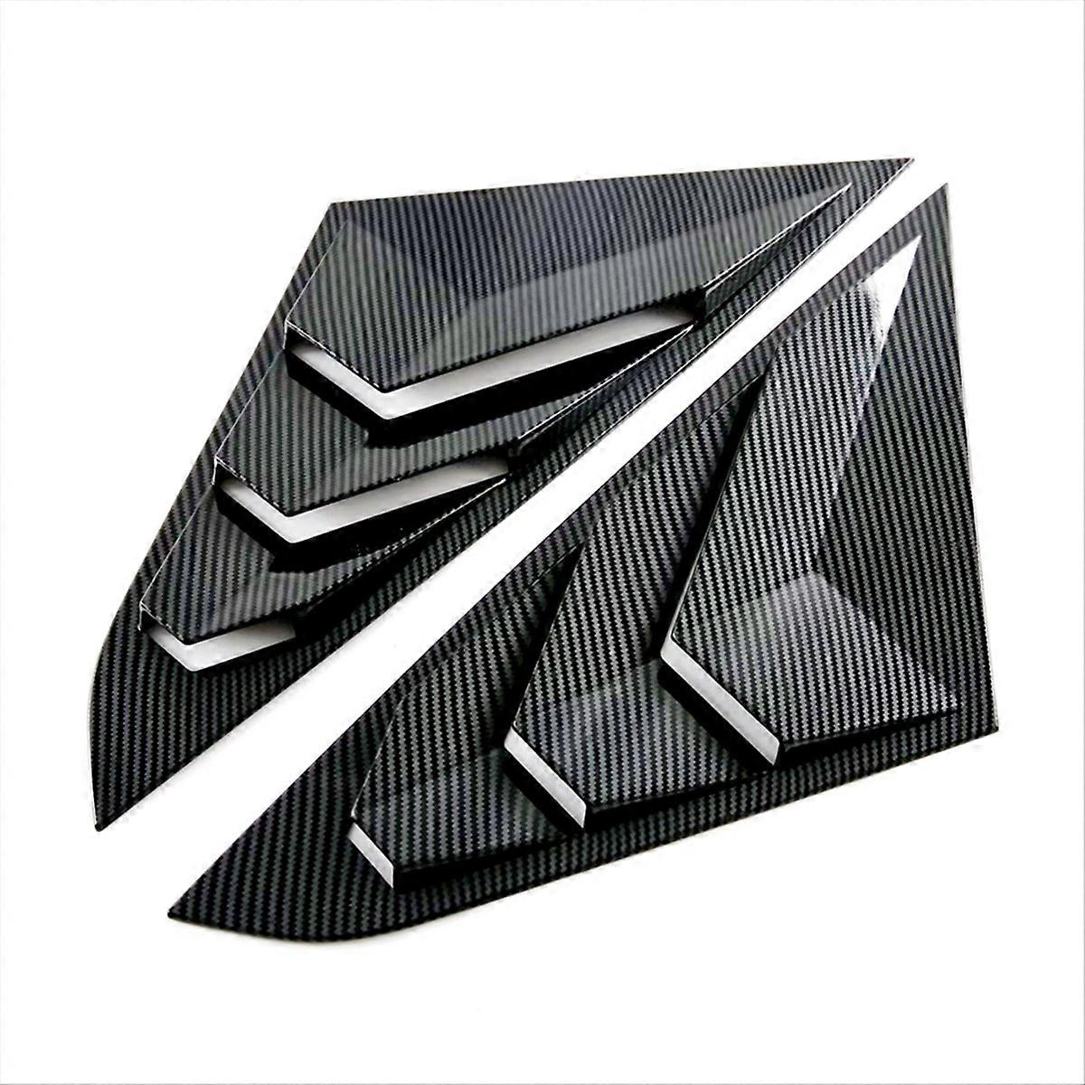 For Yaris Car Window Louver Triangle Blinds Spoiler Cover