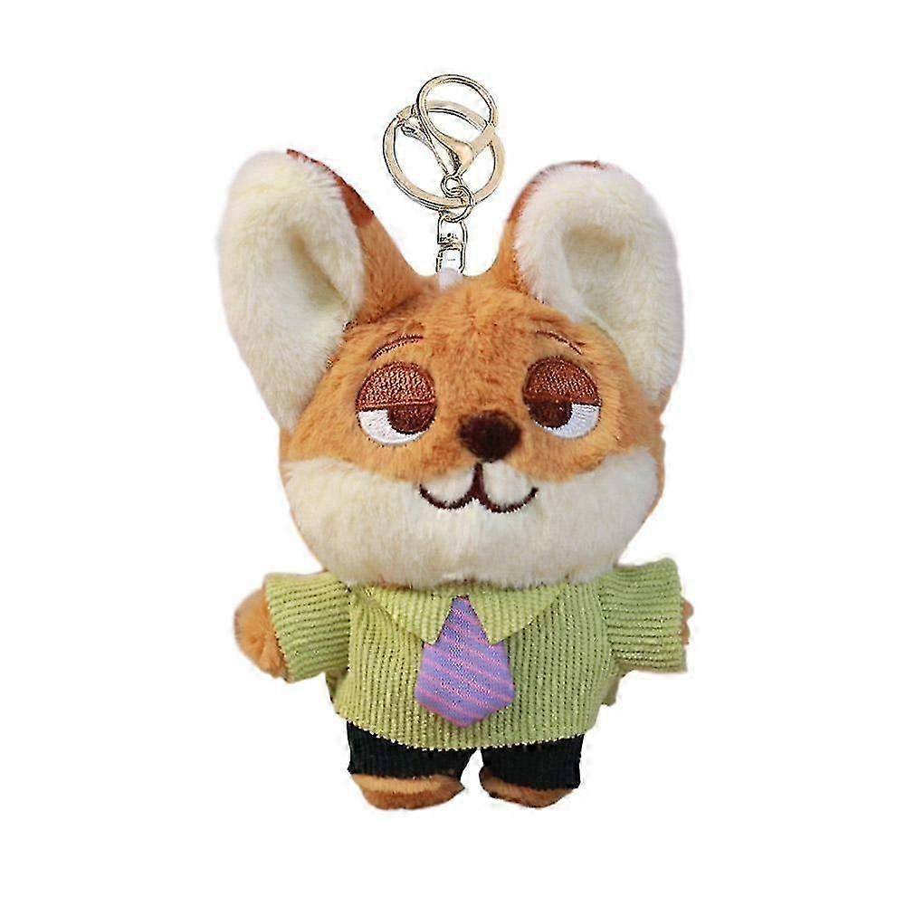 Zootopia Judy Hopps Nick Wilde Plush Toy Keychain Bag Charm Cute Gift New Arrival S06