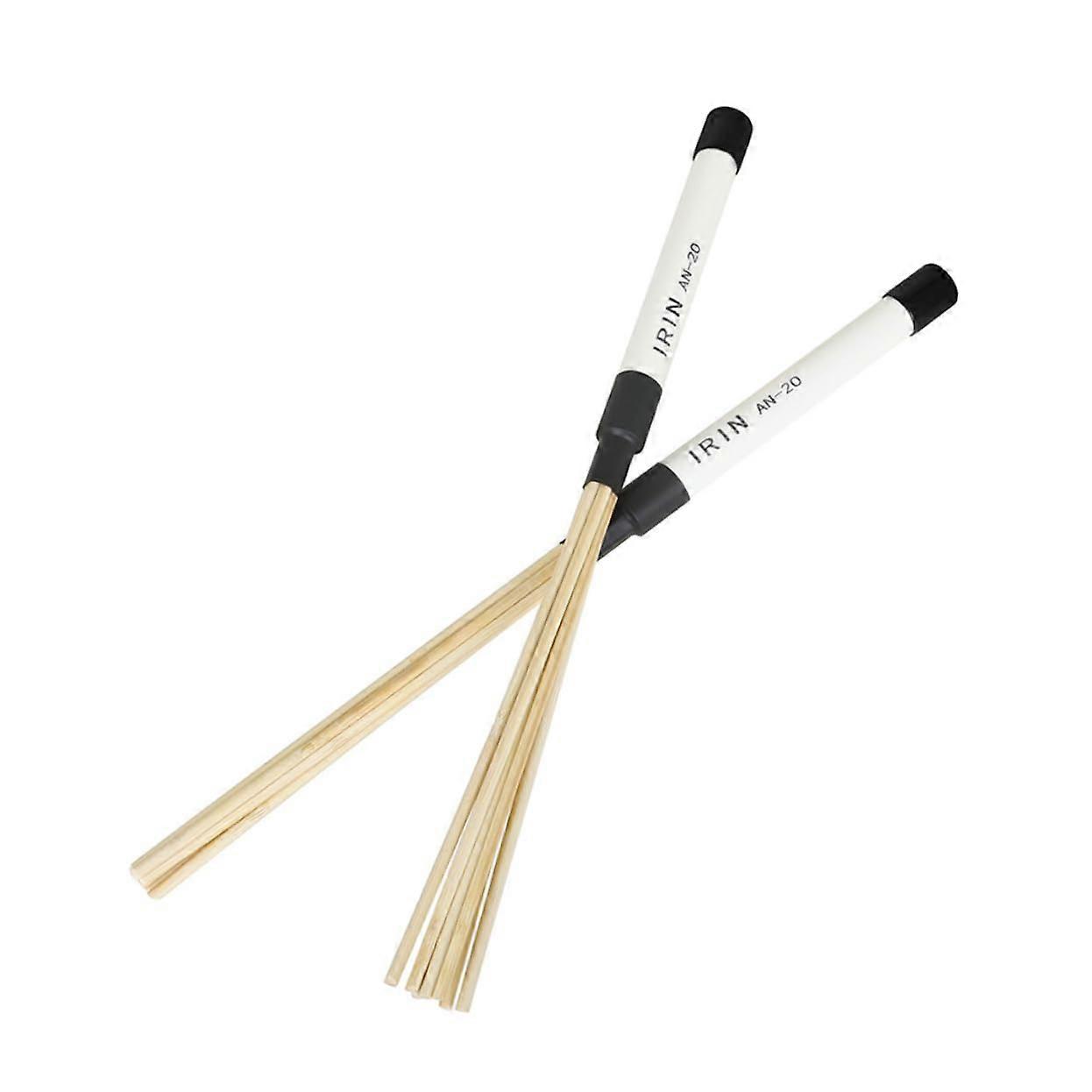 Professional Drum Brushes for Jazz with Comfortable Grip and Soft Articulation Performance
