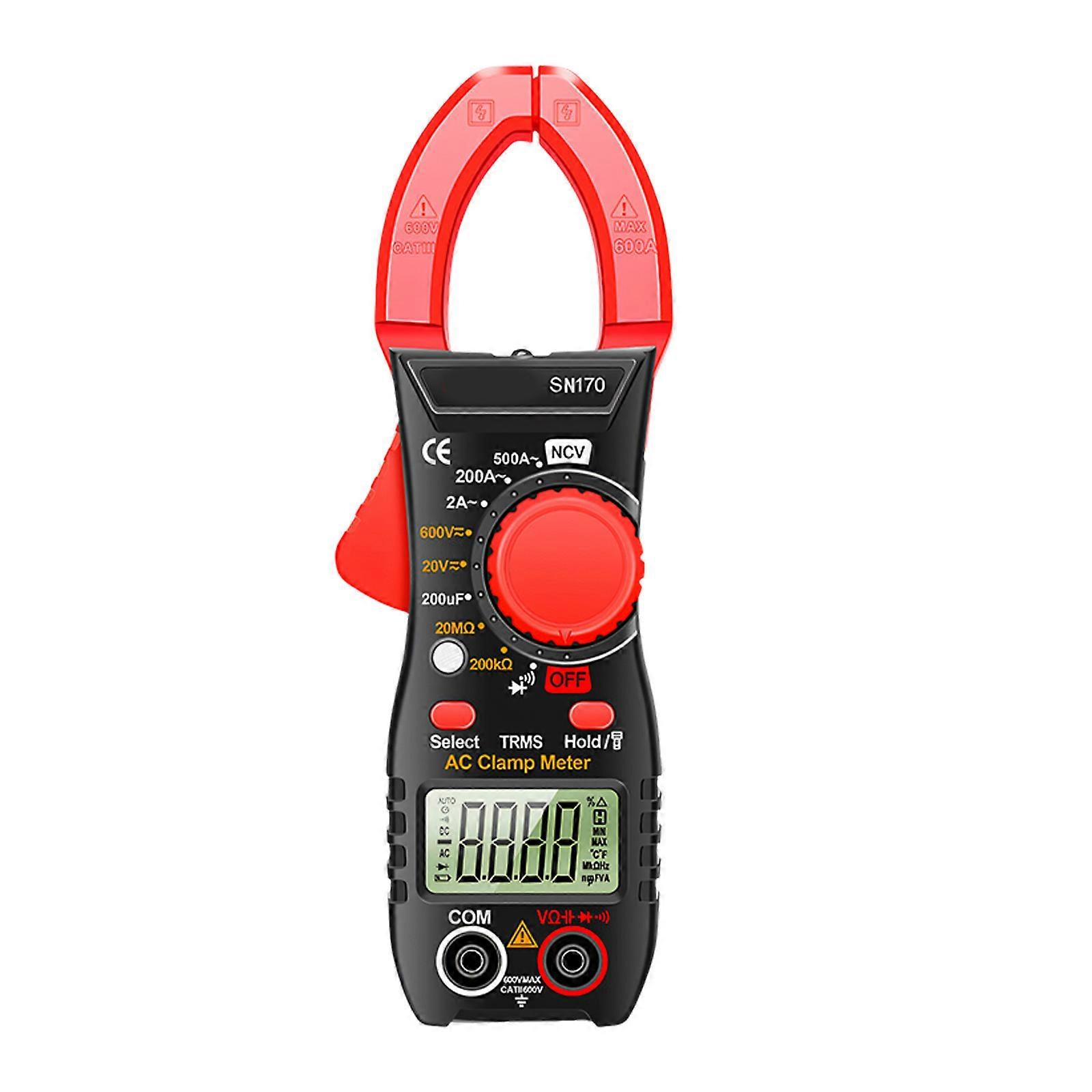 High Accurate Digital Clamp Multimeter Voltage Current Resistance Capacitance Measurement Featuring NCV Functionality Multicolor