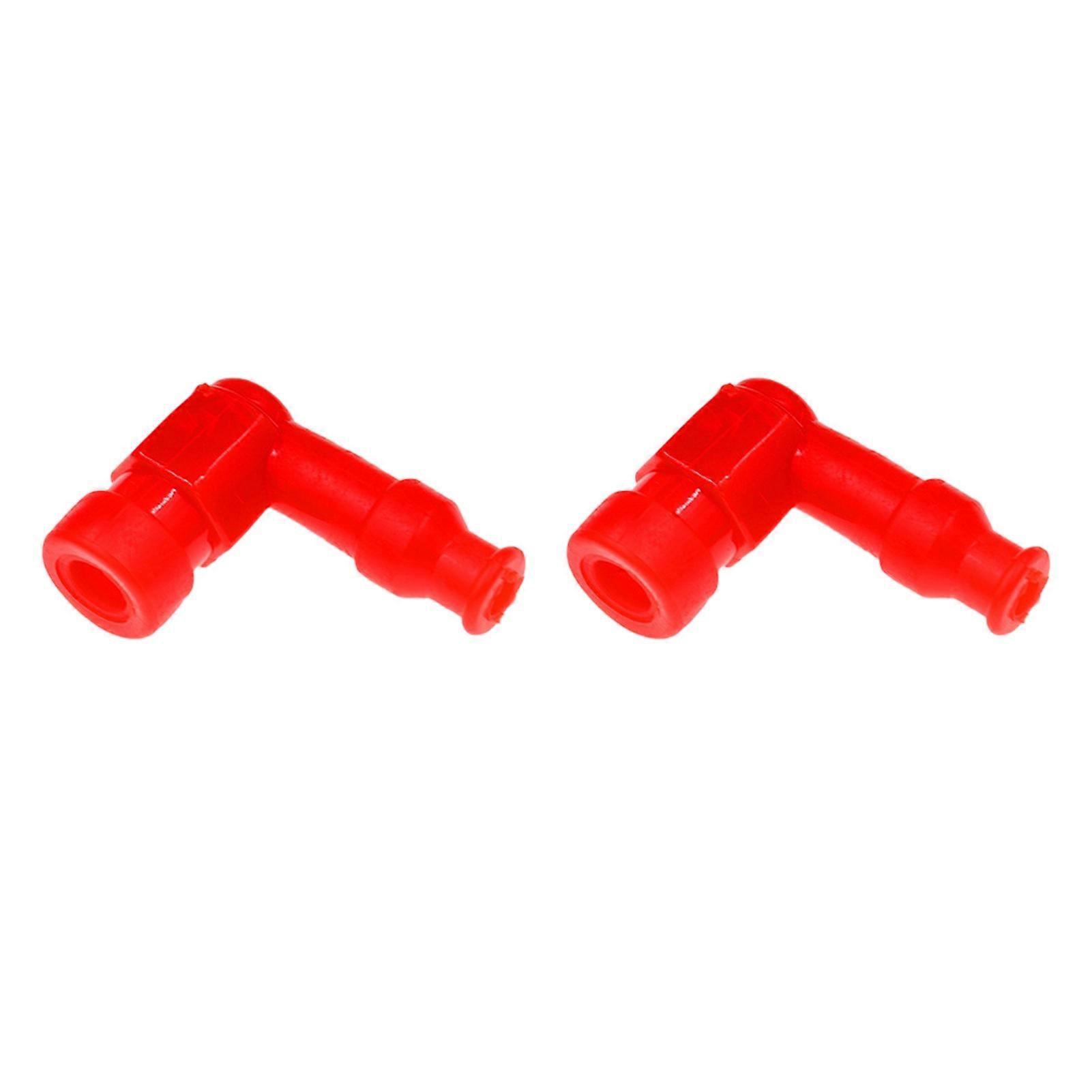 Motorcycle Spark Plug Cover 2Pcs Universal High Performance Cap