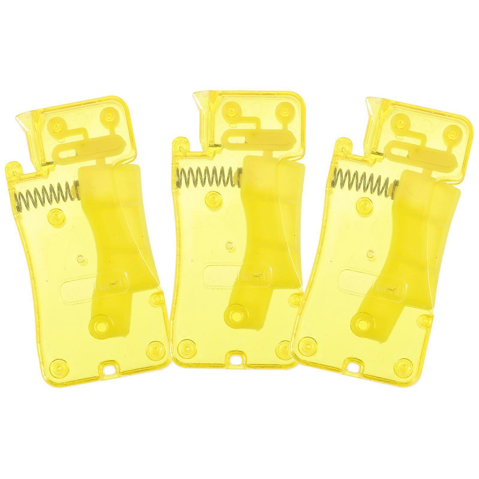 Sewing Needle Threader for Crafting 3Pcs Yellow Hand Tools Set