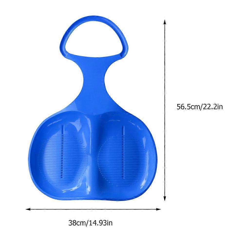 Telo da sci blu per giocare, 2 pezzi, per bambini, per sci invernali all'aperto, resistente.