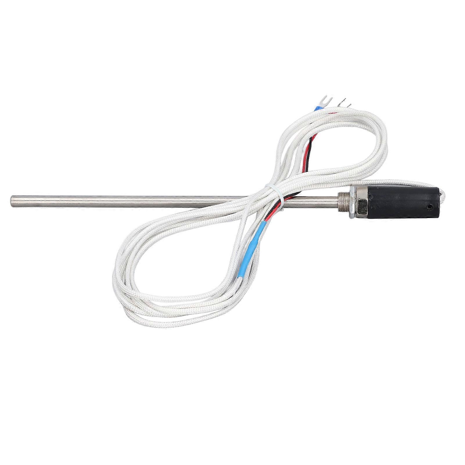 Temperature Sensor Probe Replacement Stainless Steel K Type Digital Temperature Transmitter Extension Cable 3m