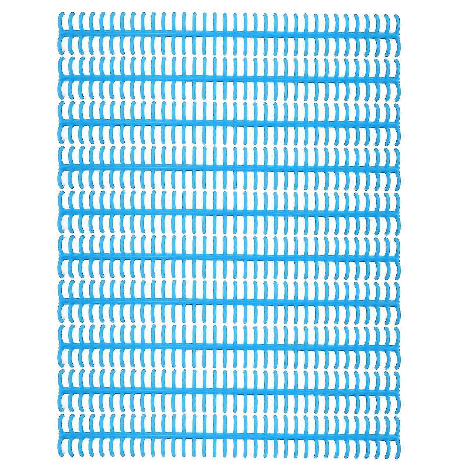 10PCS 34 Hole Binding Spine Plastic Split Loose Leaf Rings Detachable Binding Loop 12mm Diameter Blue
