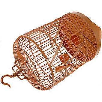 1 sett rund fugl bur plast papegøye parakeet budgie lovebird cockatiel bur
