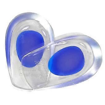 Blue Silicone Gel Heel Cups for Comfortable Heel 1Pair