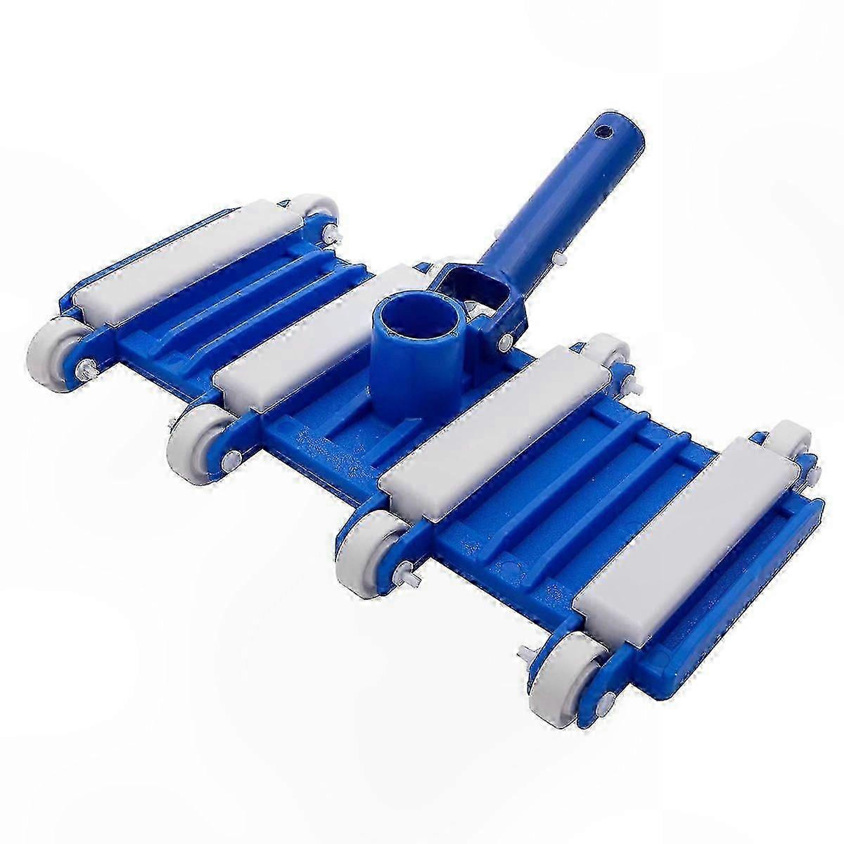 Pool Vacuum Head with Wheels and Adjustable Handle for Cleaning Tasks