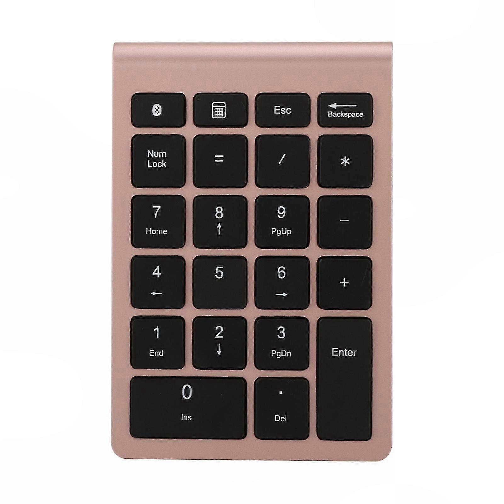 Wireless Numeric Keypad with 22 Keys, Bluetooth 5.0 Mini Keyboard for Enhanced Compatibility