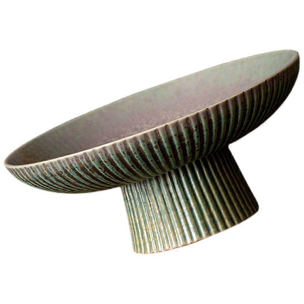 Multi-functional Cake Stand Footed Serving Tray Vintage Style 1Pack For Dining Table