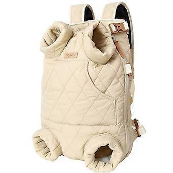 Winter Huisdier Hond Rugzak Verdikken Warme Kat Rugzak Handsfree Draagbare Reizen Hond Drager voor Kleine Honden Winddichte Veiligheid Huisdier Tas