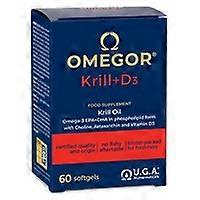 Omegor krill + vitamin d3 60 capsules
