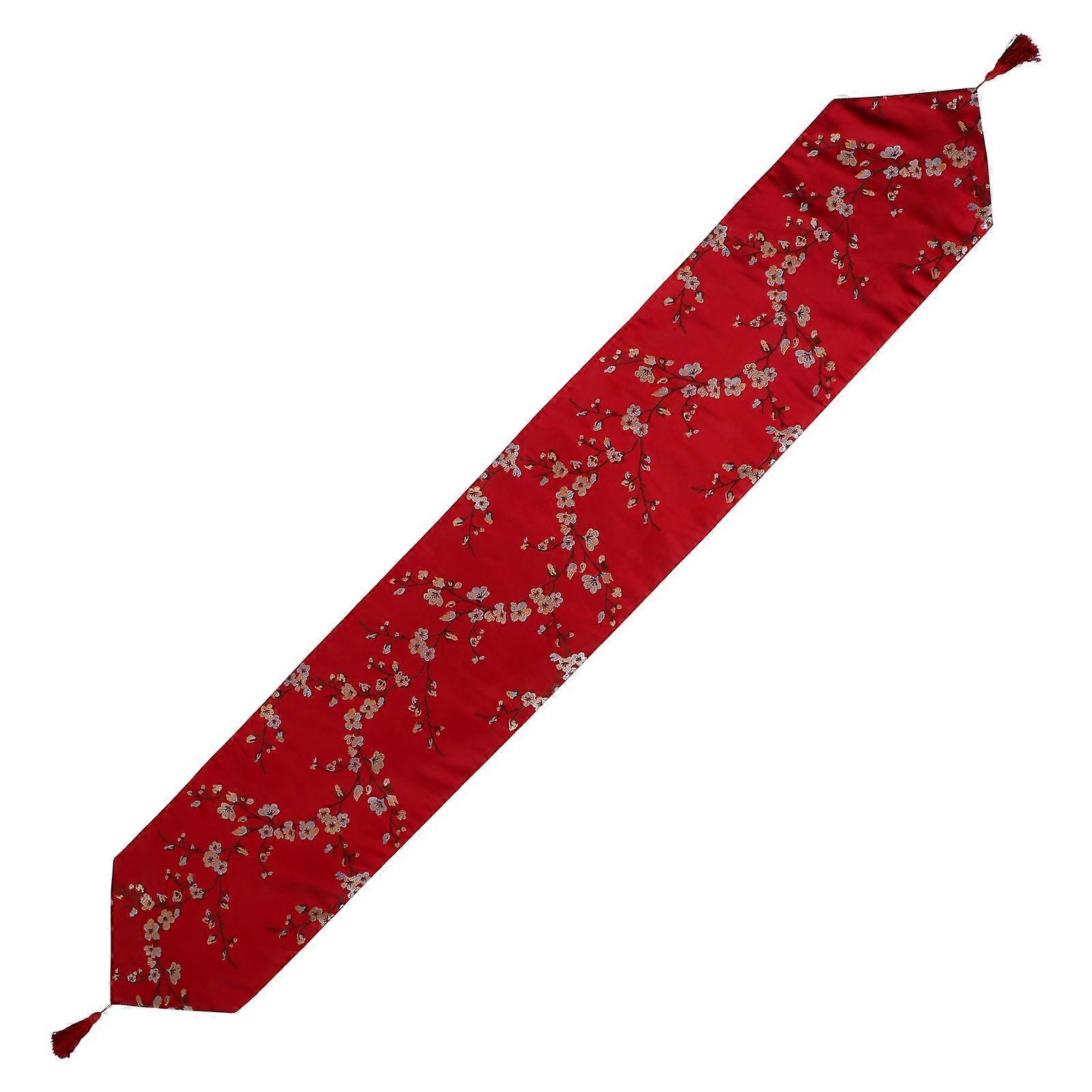 Chinese Style Table Runner Chic Table Cloth Modern Refrigerator Wardrobe Flag