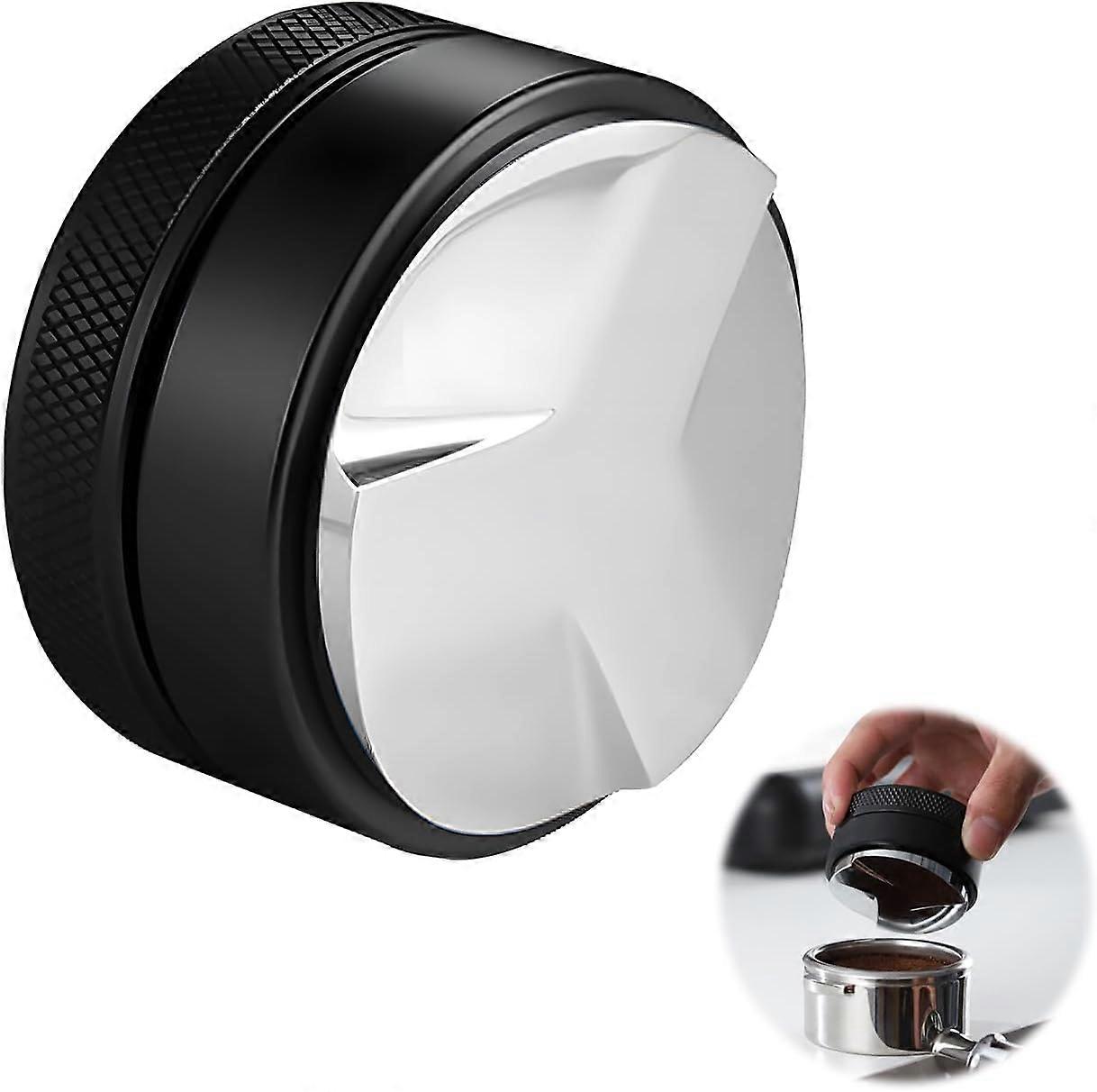 Coffee dispenser, ground coffee leveling tool, adjustable stainless st