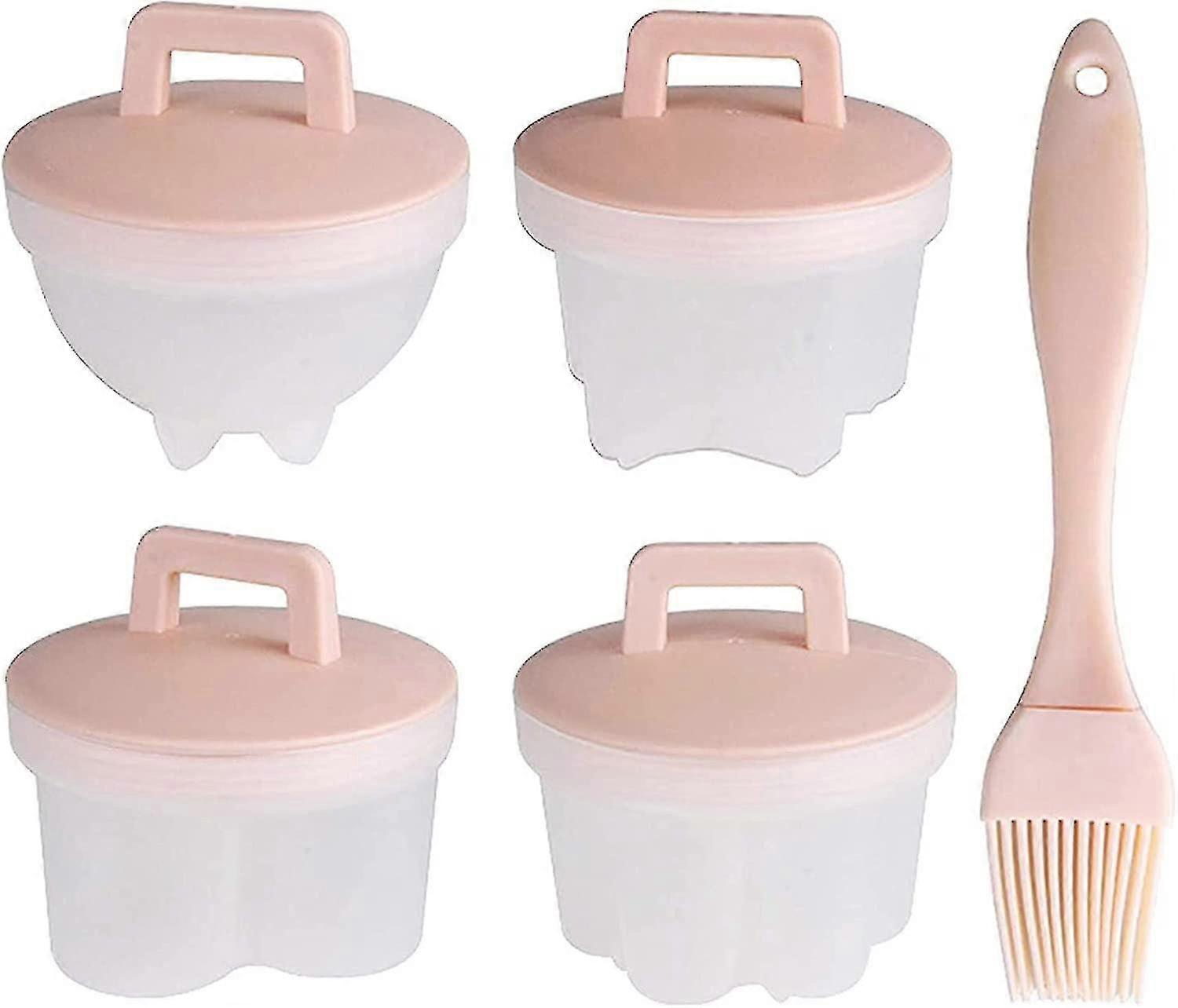 Weihnachten gedämpfte Eierwerkzeuge (4er-Pack) Eierdampfer Eierringe Eierformer