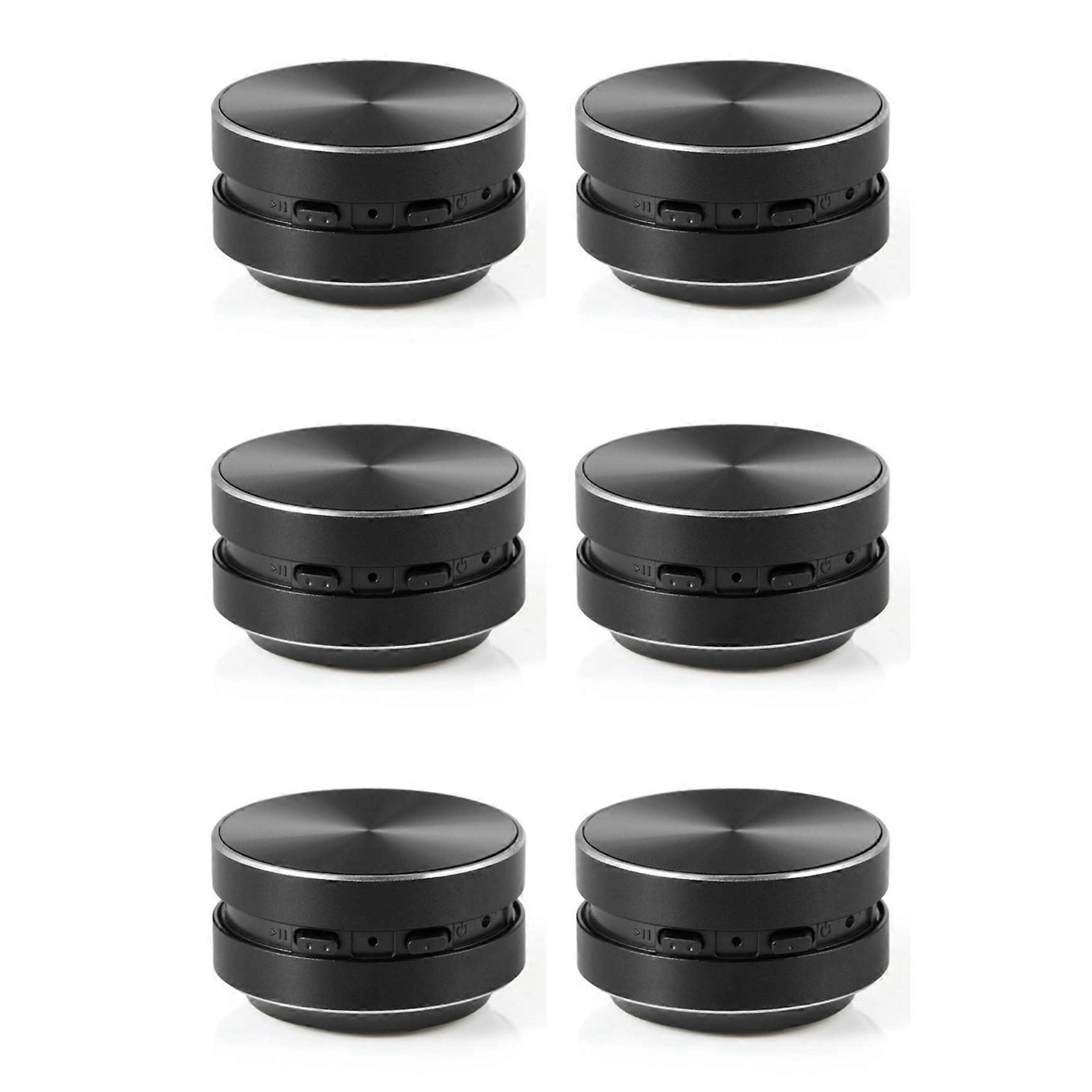 6X Portable Compatible Bone Conduction Speaker Stereo Sound,Bluetooth Speaker(Black)