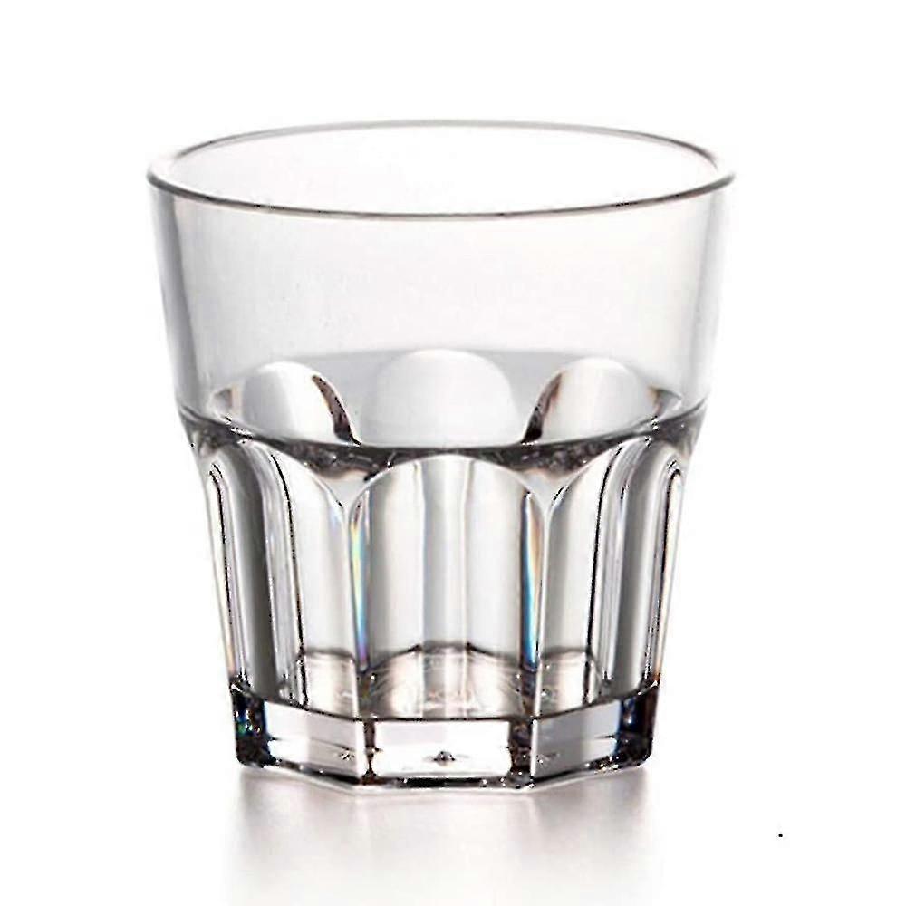 2 Pcs Reusable Acrylic Drinking Cup, Octagonal Suitable For Bars