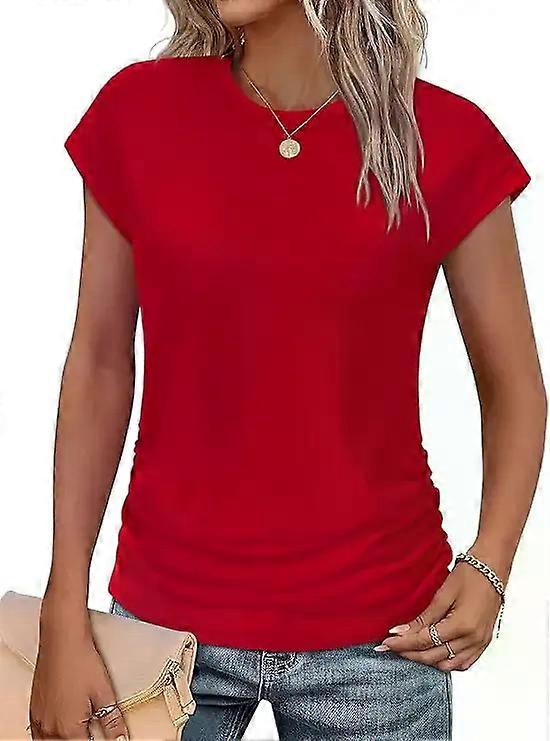Short Sleeve Solid Color Women's T-Shirt