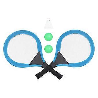 2pcs Badminton Tennis Rackets Children Kids Outdoor Sports Parent-Child Sports Educational Sports Game Toys(Orange)