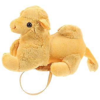 Realistic Stuffed Camel Plush Animal Decor for Cosplay in Yellow
