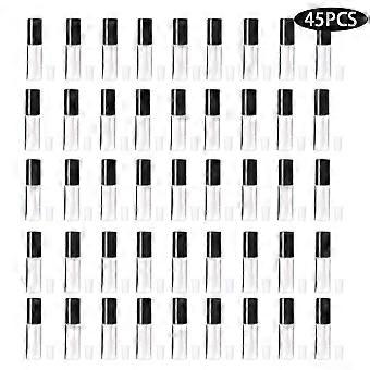 Lot de 45 mini tubes de gloss  lvres de 1,2 ml, petits rcipients vides pour rouges  lvres