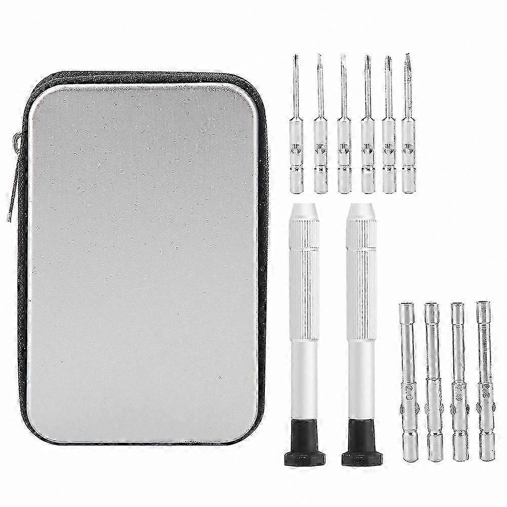 Fine-Tip Screwdriver Set compatible with Small Repairs: Tool Kit compatible with Glasses, Watches, Electronics