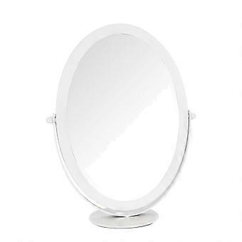 5x Impressions Vanity Mirror With 360° Rotation Round Desk True Mirror Non Reversing Skin Care Base