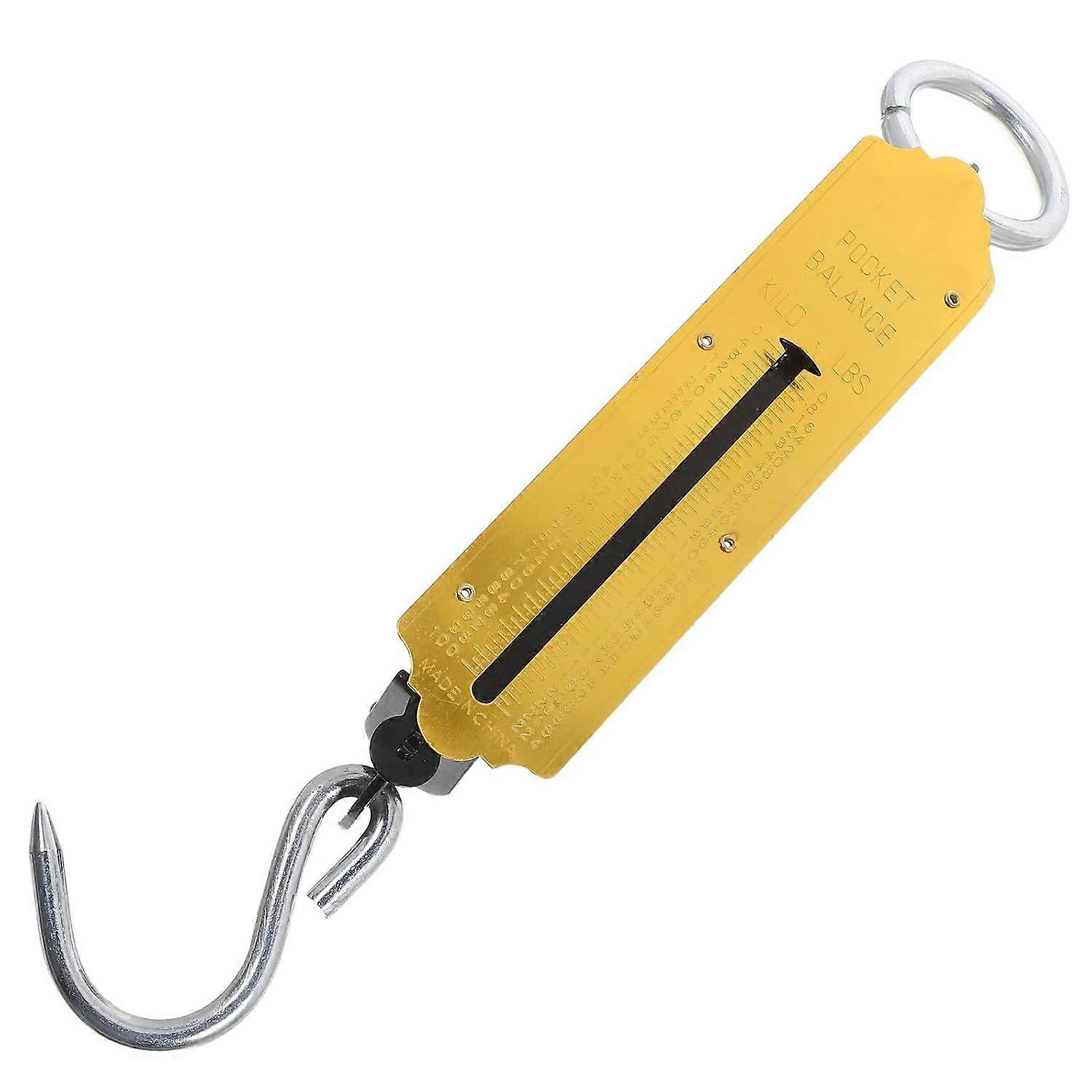 2pcs Handheld Mechanical Hanging Scale 100kg Portable Spring