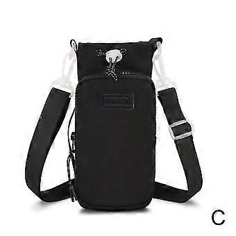 22*9*9cm, Compatible Adjustable Shoulder Water Bottle Bag, Multifunctional Nylon Holder featuring Holiday Parties & Travel Use