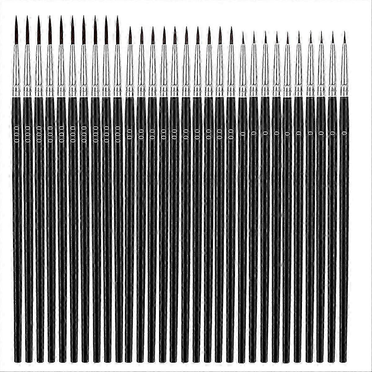 60Pcs Thin Detail Paint Brushes Fine Tip Paint Brushes Set