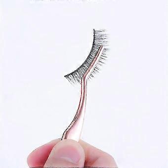 Curved Tip Stainless Steel Lash Tweezers